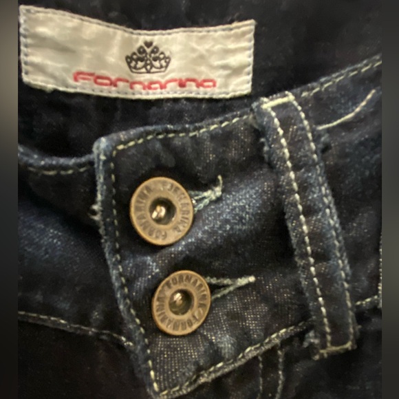 Dark Indigo Wide-Leg Flare Jeans - Picture 2 of 11